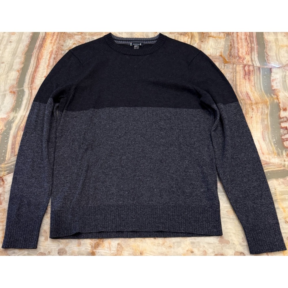 Smartwool Mens Pullover Sweater Charcoal Gray Light Knit Long Sleeve Winter‎ S